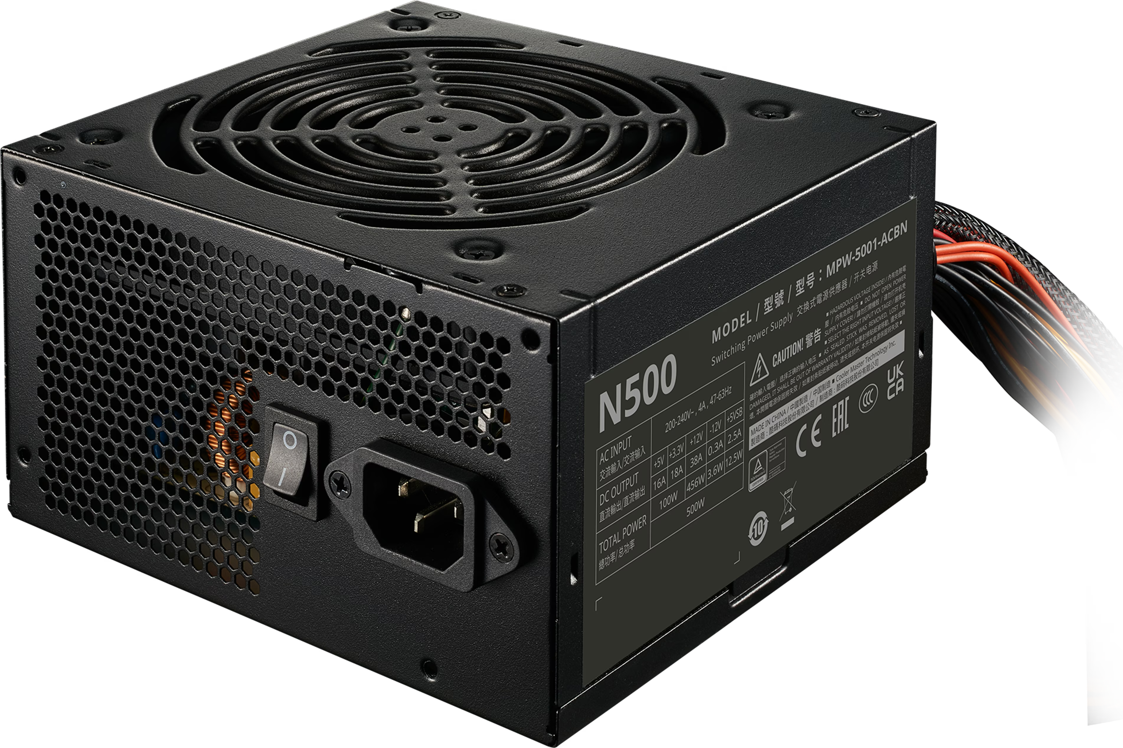 Refurbished Cooler Master Elite NEX 230V 500 watt Refurbished Cooler Master Elite NEX 230V 500 watt